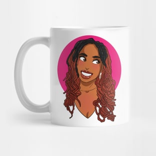 All Smiles Radiant Black Woman Mug